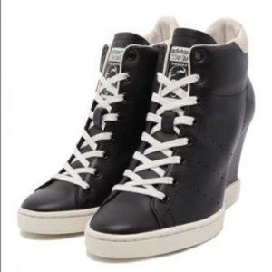 Adidas Stan Smith Wedge Sneakers.